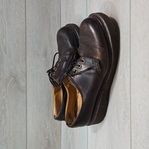 Vintage Doc Dr.Martens Mens Leather Oxford Chunky Tractor shoes sz UK 8 US 9